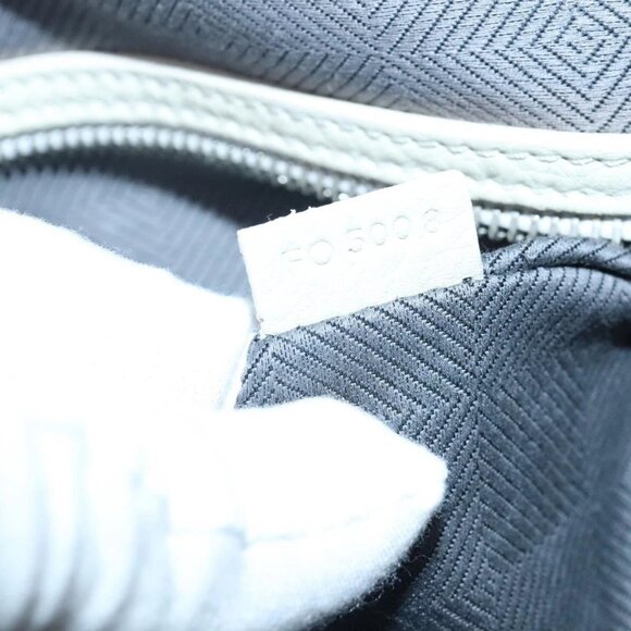 LOUIS VUITTON Naxos Cabas Hand Bag Leather White - Picture 14 of 16